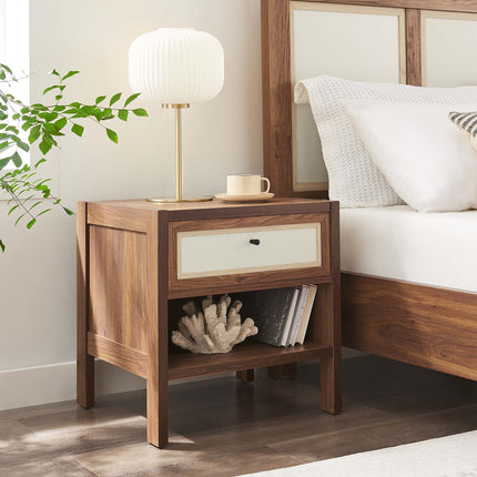 Modway MOD-7118 Capri Wood Grain Nightstand Modway