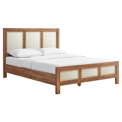 Modway MOD-7119 Capri Wood Grain Queen Platform Bed Modway