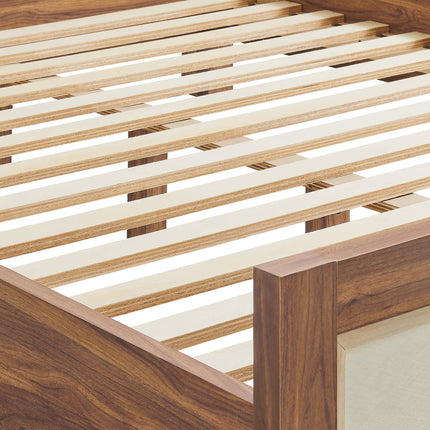 Modway MOD-7119 Capri Wood Grain Queen Platform Bed Modway