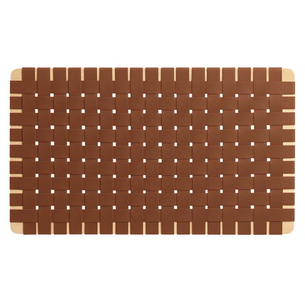 Modway MOD-7120 Sparta Weave Wall-Mount Vegan Leather Twin Headboard - Plaza Home Decor