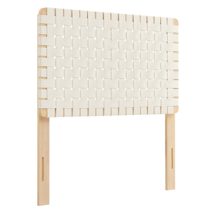 Modway MOD-7121 Sparta Weave Vegan Leather Twin Headboard - Plaza Home Decor