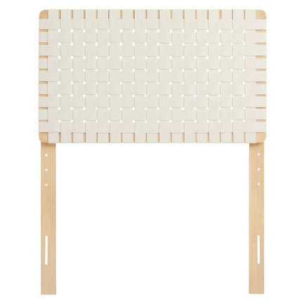 Modway MOD-7121 Sparta Weave Vegan Leather Twin Headboard - Plaza Home Decor