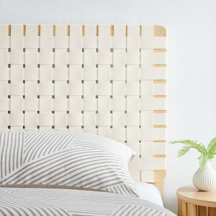 Modway MOD-7121 Sparta Weave Vegan Leather Twin Headboard - Plaza Home Decor