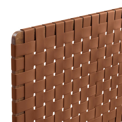 Modway MOD-7121 Sparta Weave Vegan Leather Twin Headboard - Plaza Home Decor