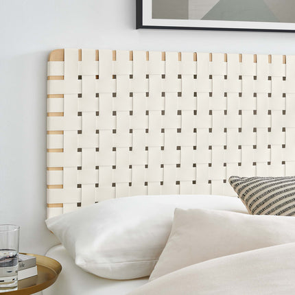 Modway MOD-7122 Sparta Weave Vegan Leather Full Headboard - Plaza Home Decor