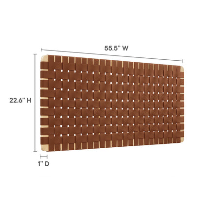 Modway MOD-7122 Sparta Weave Vegan Leather Full Headboard - Plaza Home Decor