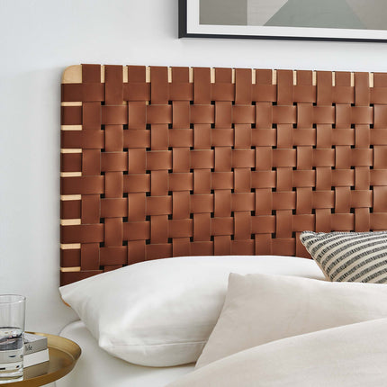 Modway MOD-7122 Sparta Weave Vegan Leather Full Headboard - Plaza Home Decor