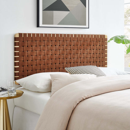 Modway MOD-7122 Sparta Weave Vegan Leather Full Headboard - Plaza Home Decor