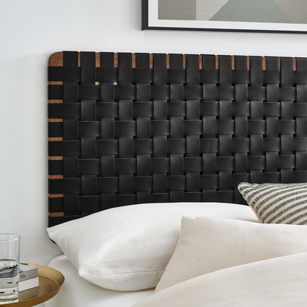 Modway MOD-7122 Sparta Weave Vegan Leather Full Headboard - Plaza Home Decor