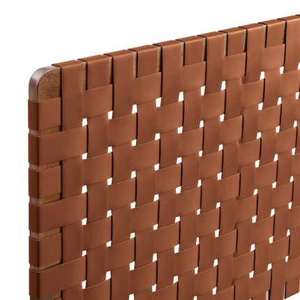 Modway MOD-7122 Sparta Weave Vegan Leather Full Headboard - Plaza Home Decor