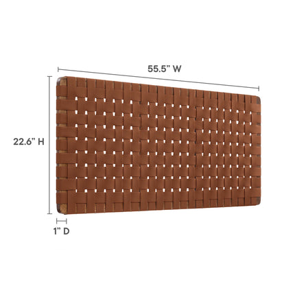 Modway MOD-7122 Sparta Weave Vegan Leather Full Headboard - Plaza Home Decor
