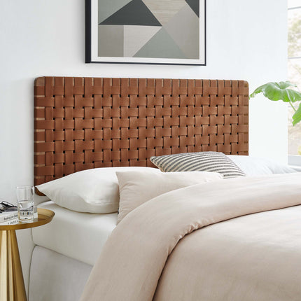 Modway MOD-7122 Sparta Weave Vegan Leather Full Headboard - Plaza Home Decor