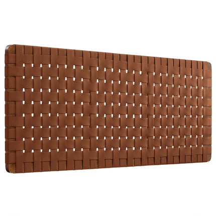 Modway MOD-7124 Sparta Weave Wall-Mount Vegan Leather Queen Headboard - Plaza Home Decor