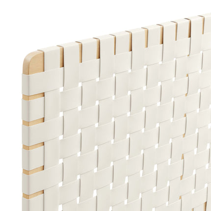 Modway MOD-7125 Sparta Weave Vegan Leather Queen Headboard - Plaza Home Decor