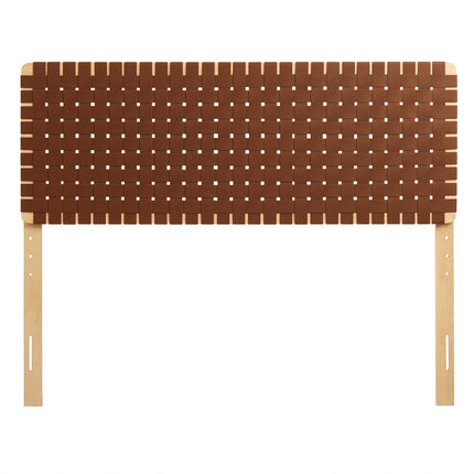 Modway MOD-7125 Sparta Weave Vegan Leather Queen Headboard - Plaza Home Decor