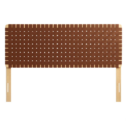 Modway MOD-7125 Sparta Weave Vegan Leather Queen Headboard - Plaza Home Decor