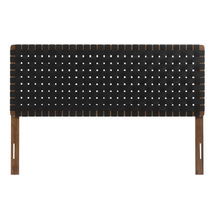 Modway MOD-7125 Sparta Weave Vegan Leather Queen Headboard - Plaza Home Decor