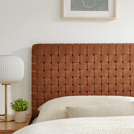Modway MOD-7125 Sparta Weave Vegan Leather Queen Headboard - Plaza Home Decor