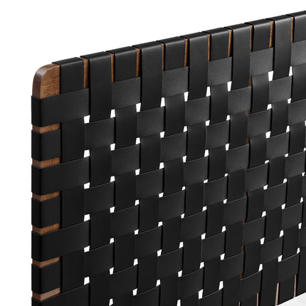 Modway MOD-7126 Sparta Weave Wall-Mount Vegan Leather King Headboard - Plaza Home Decor