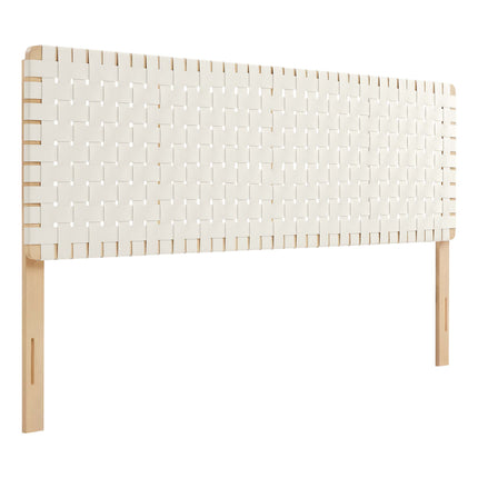 Modway MOD-7127 Sparta Weave Vegan Leather King Headboard - Plaza Home Decor