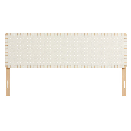 Modway MOD-7127 Sparta Weave Vegan Leather King Headboard - Plaza Home Decor