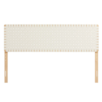 Modway MOD-7127 Sparta Weave Vegan Leather King Headboard - Plaza Home Decor