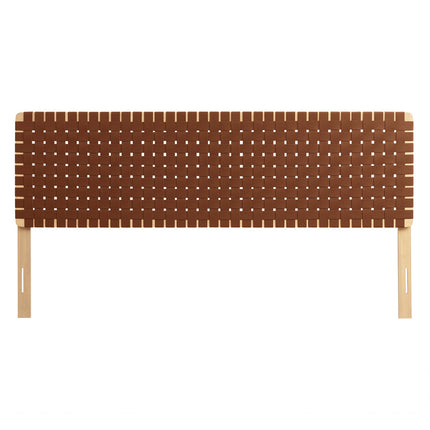 Modway MOD-7127 Sparta Weave Vegan Leather King Headboard - Plaza Home Decor