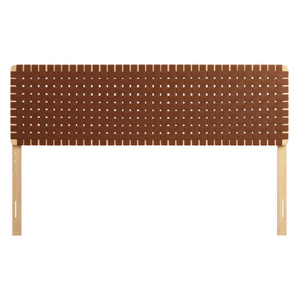Modway MOD-7127 Sparta Weave Vegan Leather King Headboard - Plaza Home Decor