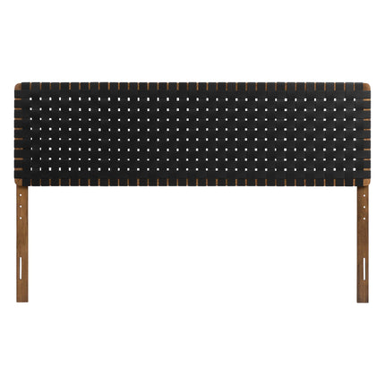 Modway MOD-7127 Sparta Weave Vegan Leather King Headboard - Plaza Home Decor