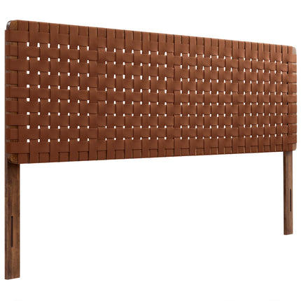 Modway MOD-7127 Sparta Weave Vegan Leather King Headboard - Plaza Home Decor