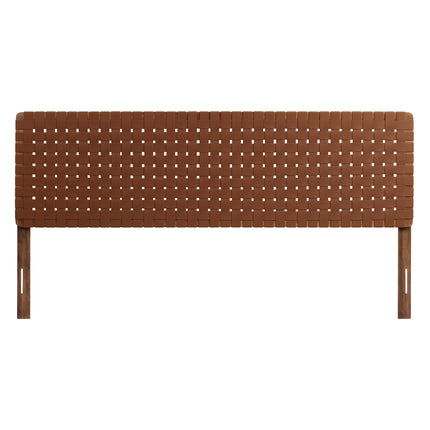 Modway MOD-7127 Sparta Weave Vegan Leather King Headboard - Plaza Home Decor