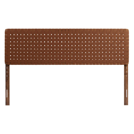 Modway MOD-7127 Sparta Weave Vegan Leather King Headboard - Plaza Home Decor