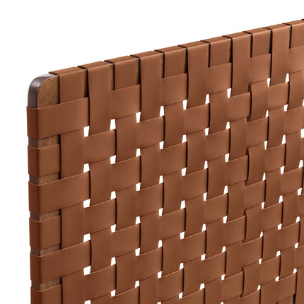 Modway MOD-7127 Sparta Weave Vegan Leather King Headboard - Plaza Home Decor