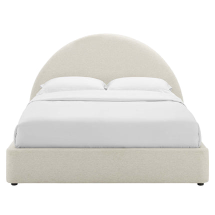Modway MOD-7130 Resort Upholstered Fabric Arched Round Full Platform Bed Modway