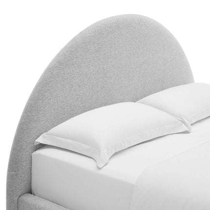 Modway MOD-7130 Resort Upholstered Fabric Arched Round Full Platform Bed Modway