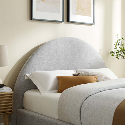 Modway MOD-7130 Resort Upholstered Fabric Arched Round Full Platform Bed Modway
