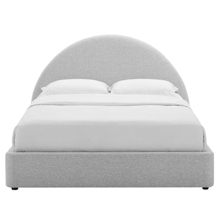 Modway MOD-7134 Resort Upholstered Fabric Arched Round King Platform Bed Modway