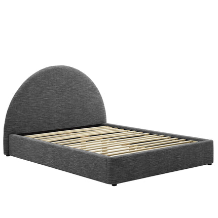 Modway MOD-7134 Resort Upholstered Fabric Arched Round King Platform Bed Modway