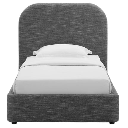 Modway MOD-7136 Keynote Upholstered Fabric Curved Twin Platform Bed Modway