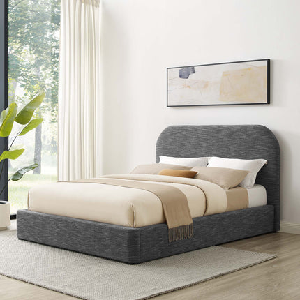 Modway MOD-7138 Keynote Upholstered Fabric Curved Full Platform Bed Modway