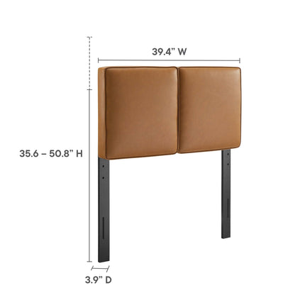 Modway MOD-7144 Lindee Vegan Leather Twin Headboard Modway