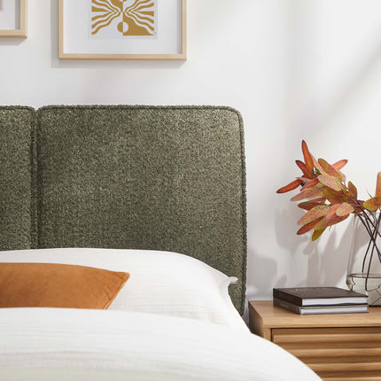 Modway MOD-7145 Lindee Boucle Fabric Twin Headboard Modway