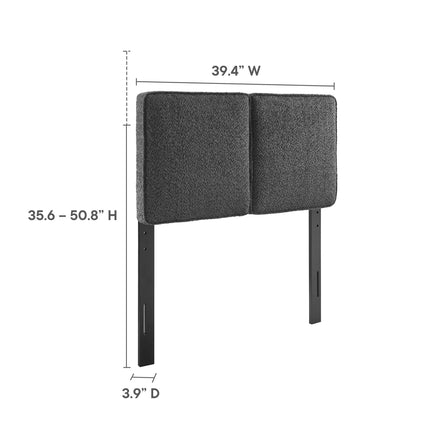 Modway MOD-7145 Lindee Boucle Fabric Twin Headboard Modway