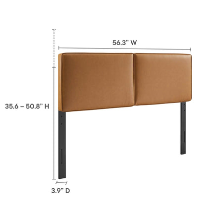 Modway MOD-7146 Lindee Vegan Leather Full Headboard Modway