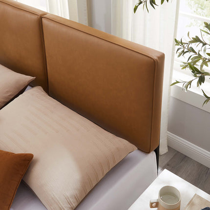 Modway MOD-7148 Lindee Vegan Leather Queen Headboard Modway