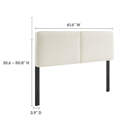 Modway MOD-7149 Lindee Boucle Fabric Queen Headboard Modway
