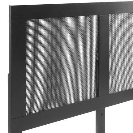 Modway MOD-7152 Sirocco Rattan and Wood Twin Platform Bed - Plaza Home Decor