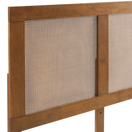 Modway MOD-7153 Sirocco Rattan and Wood Full Platform Bed - Plaza Home Decor