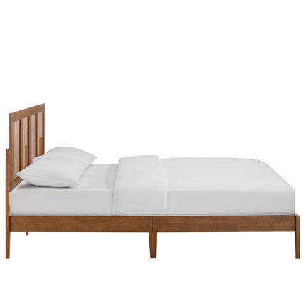 Modway MOD-7154 Sirocco Rattan and Wood Queen Platform Bed - Plaza Home Decor