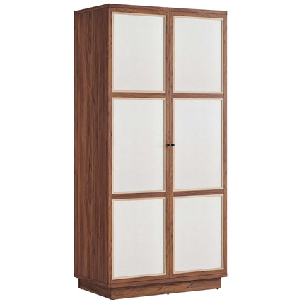 Modway MOD-7156 Capri 70" Tall Wood Grain Storage Cabinet Modway
